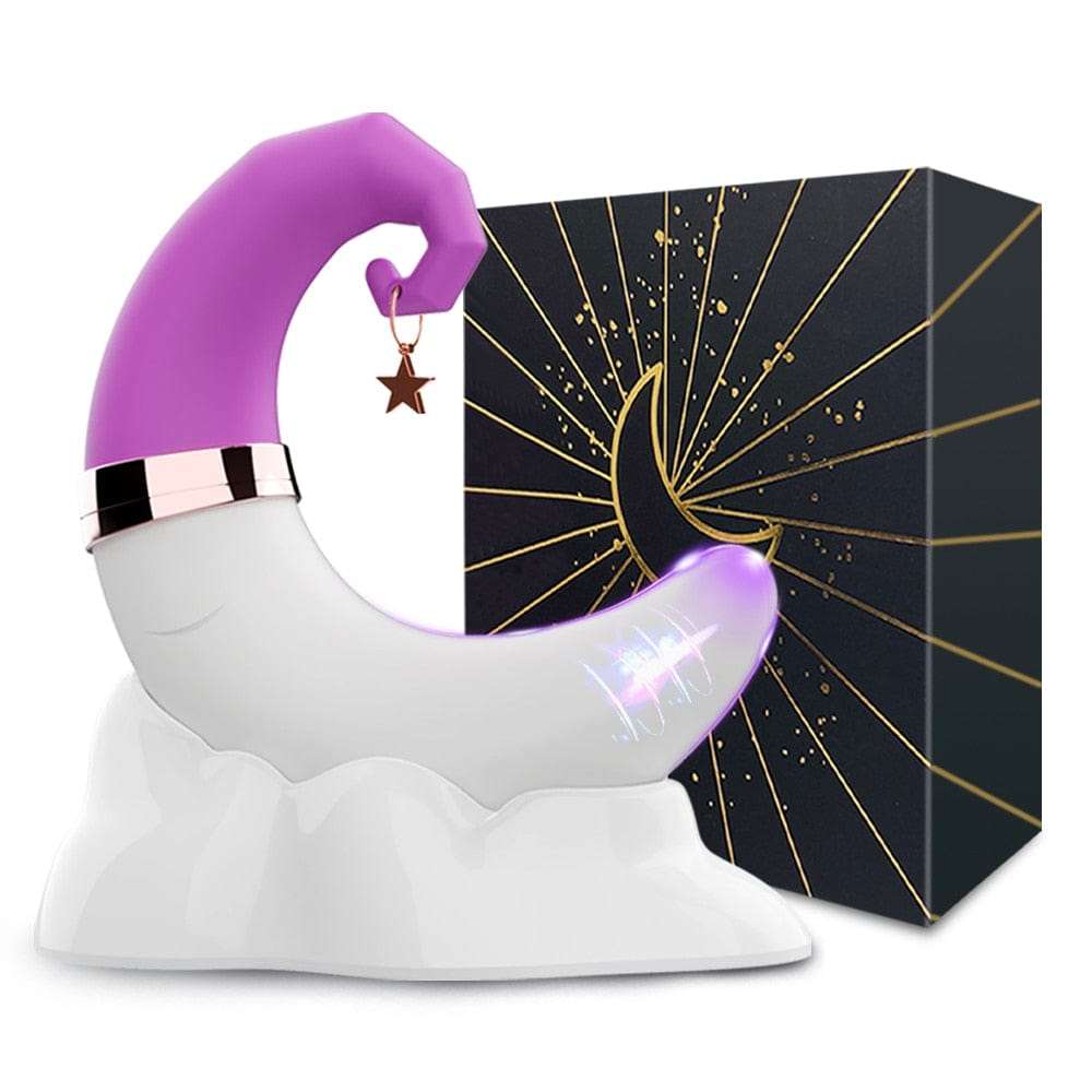 Crescent Dual Clitoral Sucker & Vibrator Crescent Dual Clitoral Sucker & Vibrator