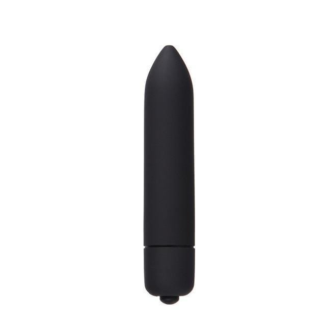 Black 10 Speed Bullet Mini Vibrator