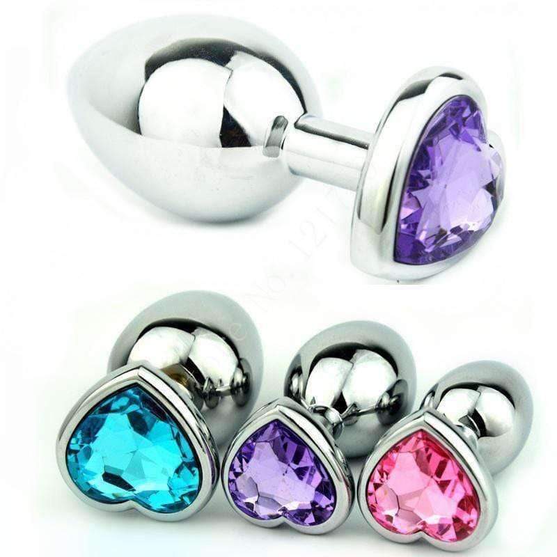 DDLGWorld | Heart Shaped Stainless Steel Butt plug DDLGWorld | Heart Shaped Stainless Steel Butt plug