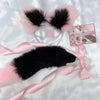 Neko Cat Ears And Tail Buttplug Set (9 Colors) DDLGWorld tail plug