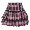 Avril Lace Plaid Skirt DDLGWorld skirt