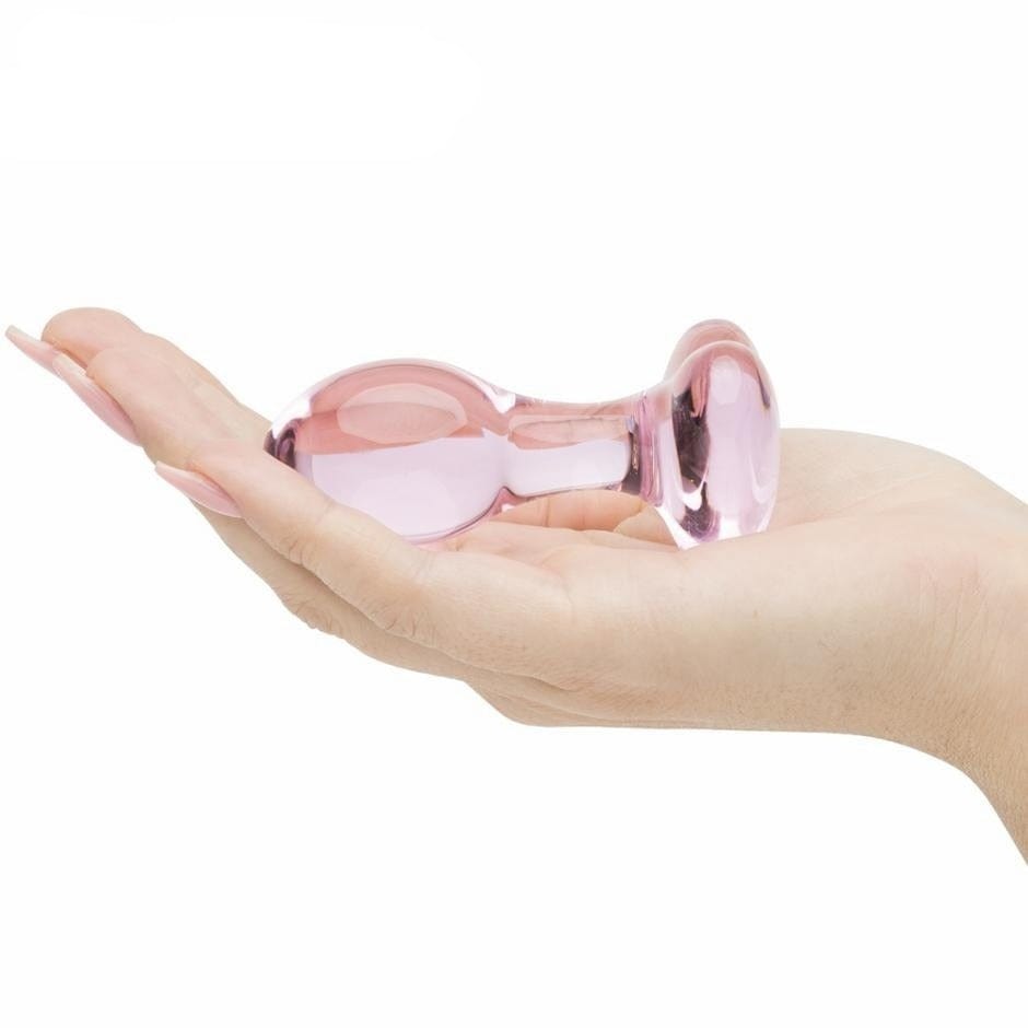 Crystal Heart Glass Buttplug Crystal Heart Glass Buttplug