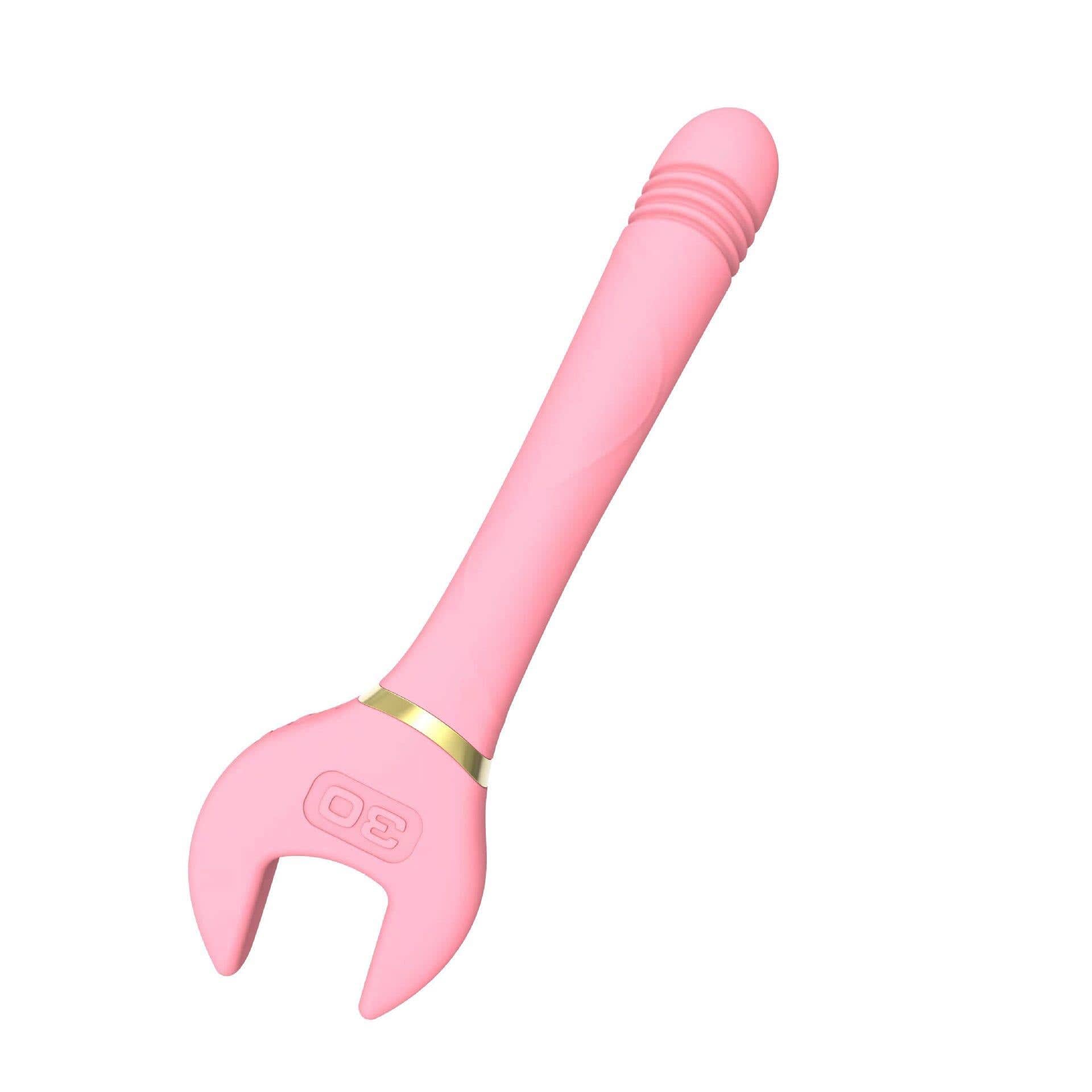 Dual Wrench Vibrator & Clitoral Clamp Dual Wrench Vibrator & Clitoral Clamp