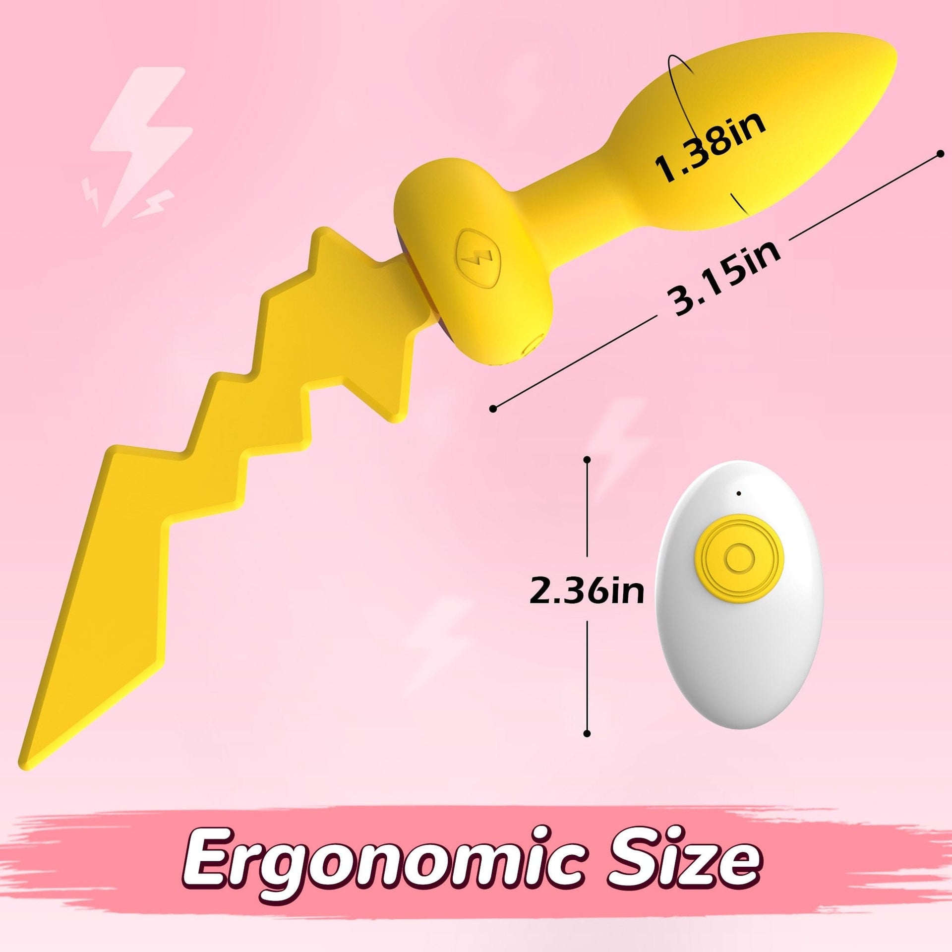 Lightning Tail Vibrating Buttplug Lightning Tail Vibrating Buttplug