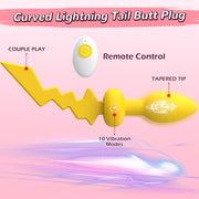 Lightning Vibrating Tail Buttplug DDLG World