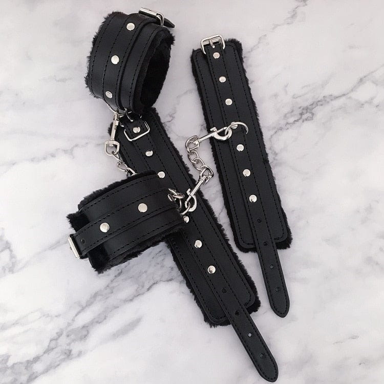 Luxury Black BDSM Bondage Set DDLGWorld