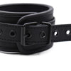 Luxury PU Leather Black Handcuffs DDLG World