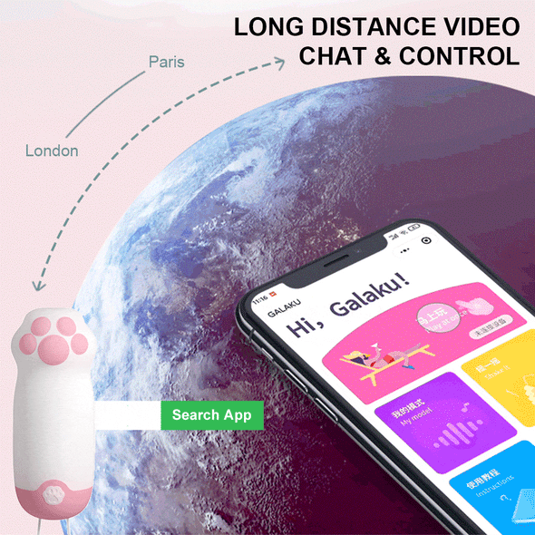 Paw Pad App Controlled Vibrator DDLG World
