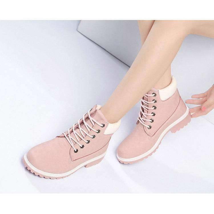 Aesthetic Flat Heel Boots DDLGWorld boots