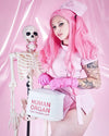 Badass Nurse Costume (Black/Pink) DDLGWorld costume