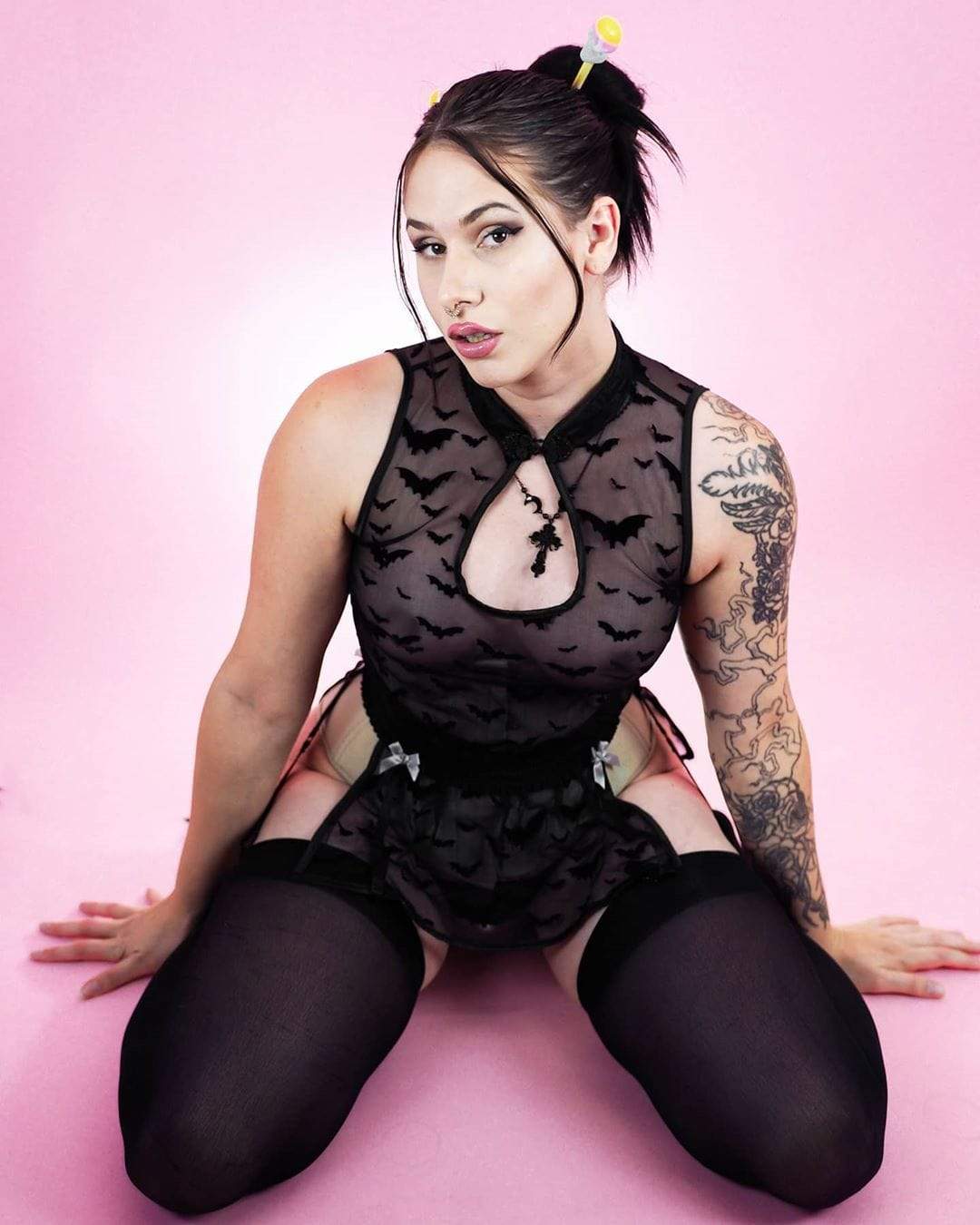 Bat Girl Lingerie Set DDLGWorld Set