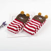 Bear Red/White Striped Kawaii Thigh High Socks DDLGWorld socks