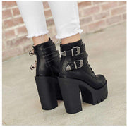 Buckle High Top Boots DDLGWorld boots