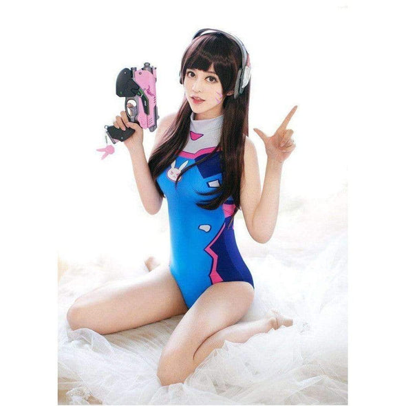 D.Va One Piece Bodysuit / Swimsuit DDLGWorld swimsuit