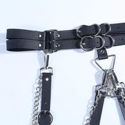 Double Strap Chain Suspender Belt DDLGWorld