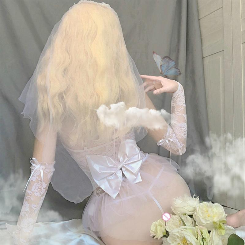 Ethereal Angel Lingerie Costume Set DDLGWorld lingerie