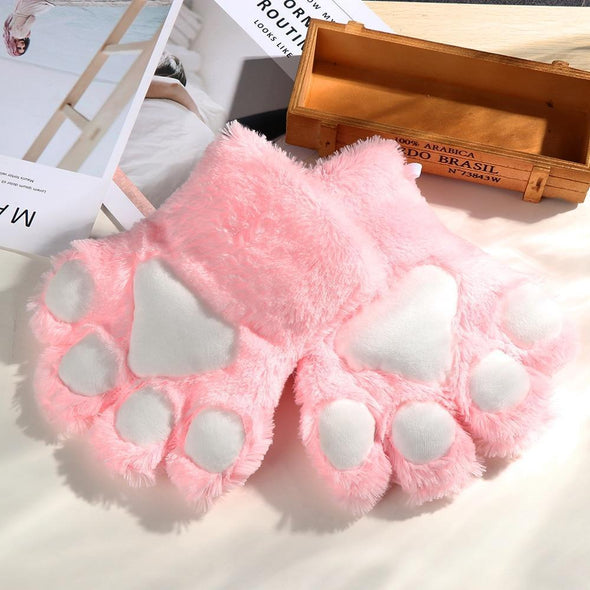 Fluffy Neko Kitten Mittens (5 Colors) DDLGWorld mittens