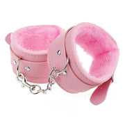 Furry Plush Handcuffs - Pink DDLGWorld handcuffs