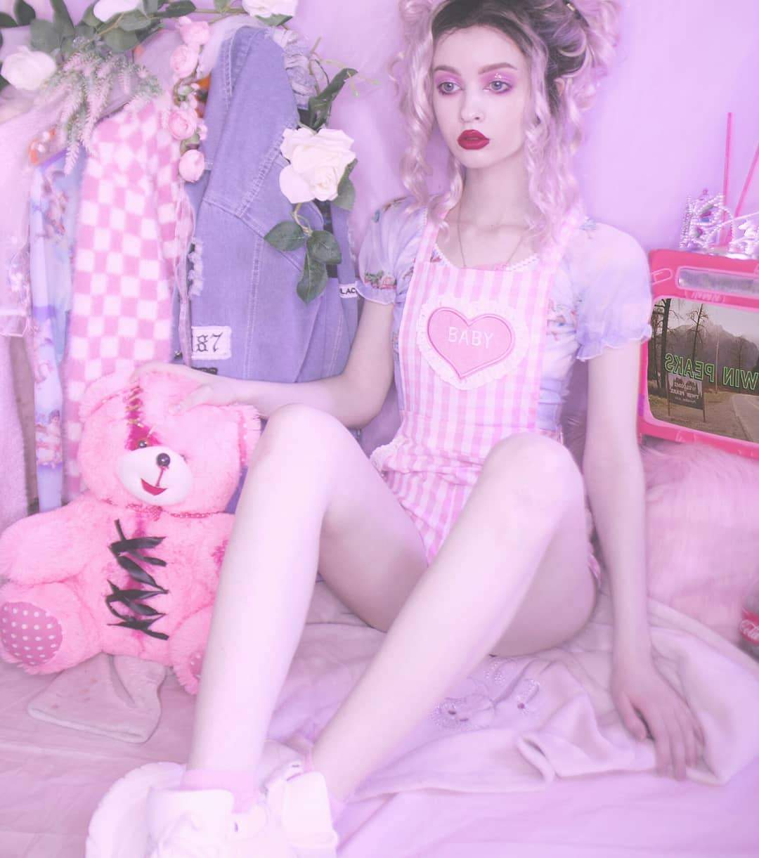 Gingham Baby Patch Overalls DDLGWorld Overall