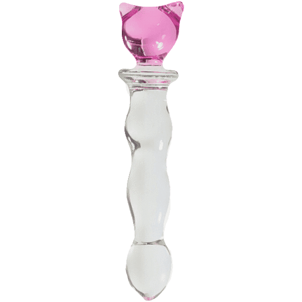 Glass Neko Wand / Dildo DDLGWorld glass dildo