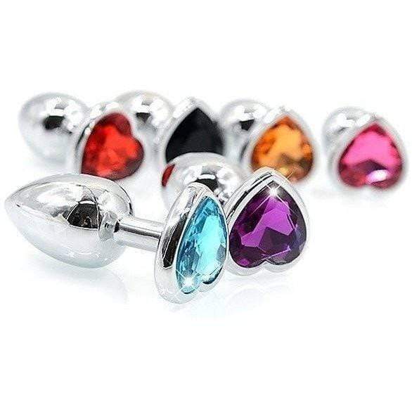 DDLGWorld | Heart Shaped Stainless Steel Butt plug DDLGWorld | Heart Shaped Stainless Steel Butt plug