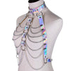 Holographic Chain Body Cage Harness (4 Colors) DDLGWorld harness