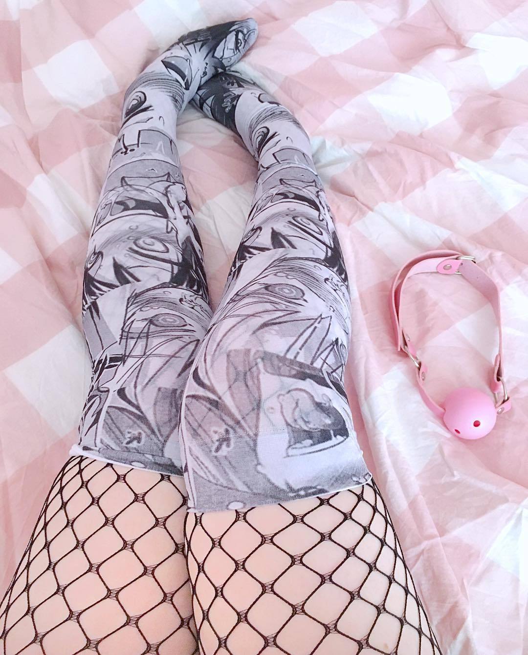 Kawaii Ahegao Socks/Stockings DDLGWorld stockings