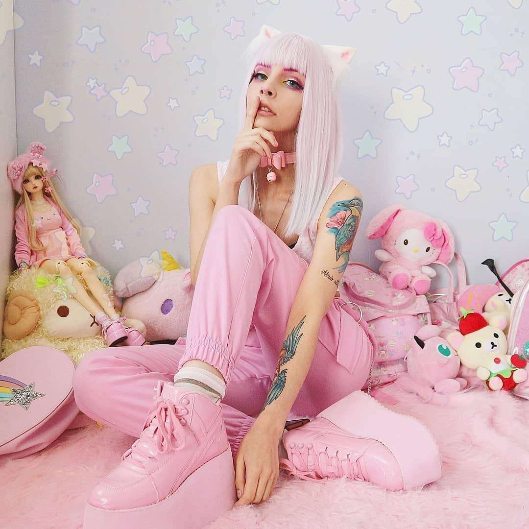 Kawaii Bow Collar w/Bell & Leash DDLGWorld collar