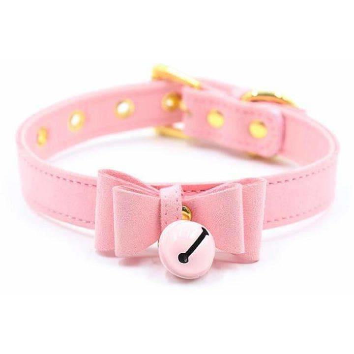 Kawaii Bow Collar w/Bell & Leash DDLGWorld collar