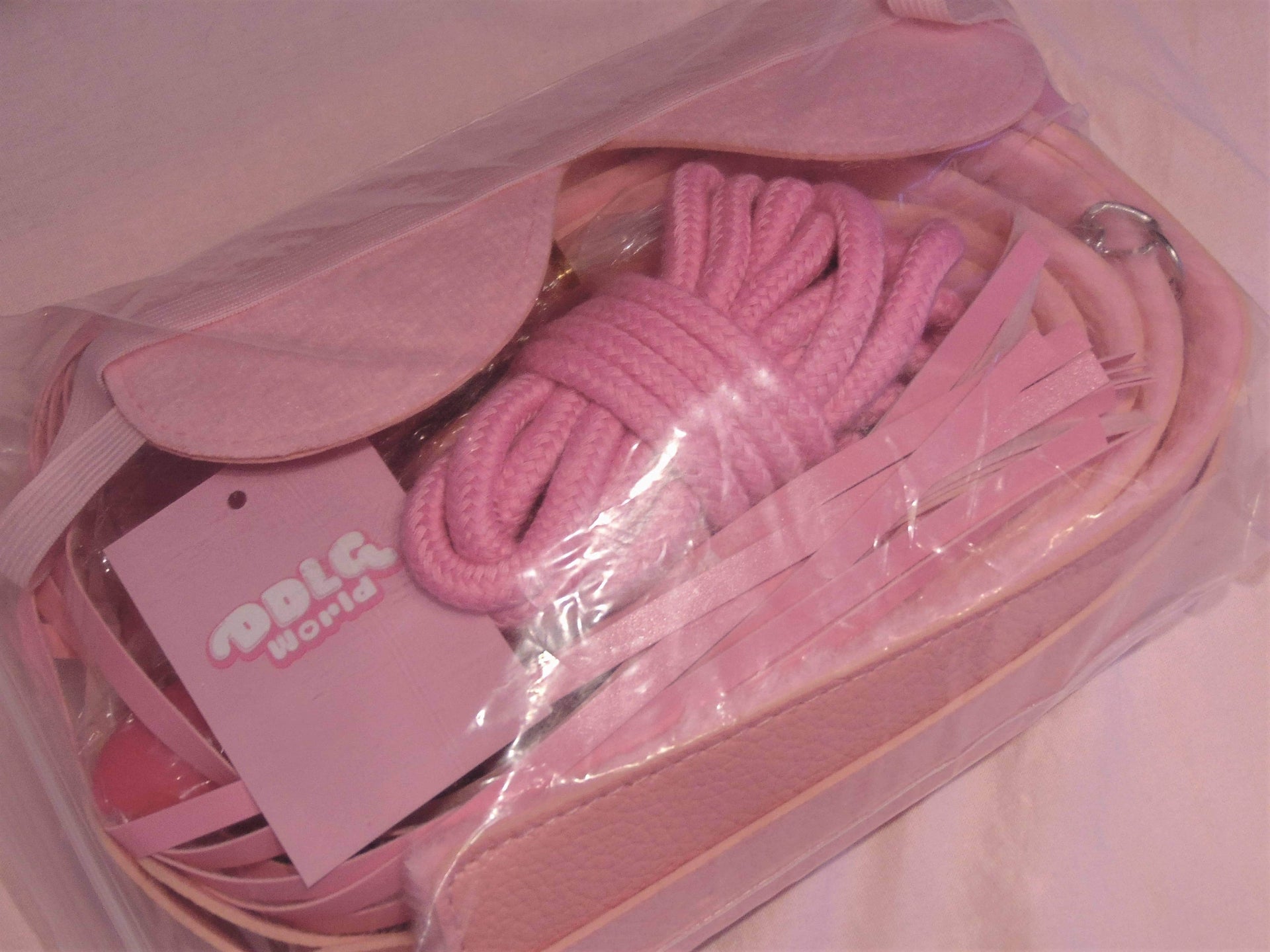 Kawaii Pink 11 Piece BDSM Bondage Kit DDLGWorld Bondage Set