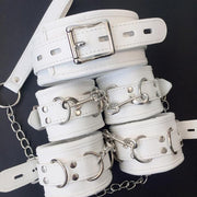 Luxury 3 Piece White Bondage Kit DDLGWorld bondage kit