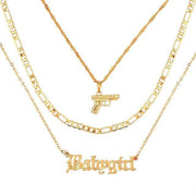 Multi Layer Babygirl Chain DDLGWorld jewelry