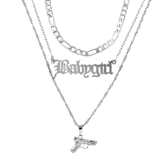 Multi Layer Babygirl Chain DDLGWorld jewelry