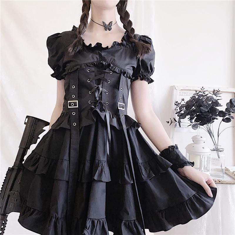 Noir Renaissance Lolita Dress DDLGWorld Dress