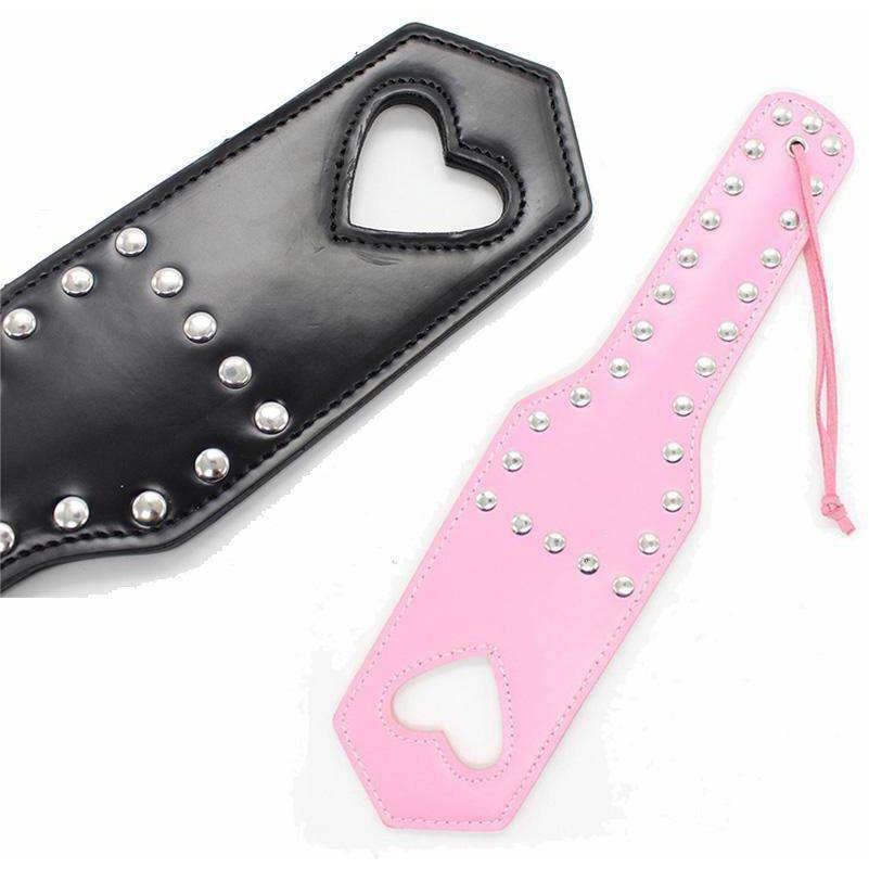 One Heart Spanking Paddle - Pink/Black DDLGWorld paddle