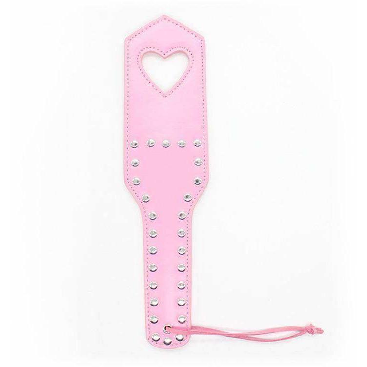 One Heart Spanking Paddle - Pink/Black DDLGWorld paddle