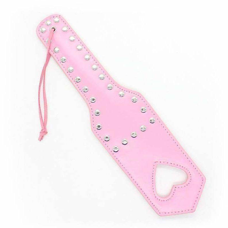 One Heart Spanking Paddle - Pink/Black DDLGWorld paddle