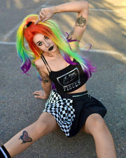 Overlap Check Skirt DDLGWorld skirt