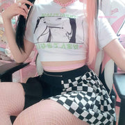 Overlap Check Skirt DDLGWorld skirt