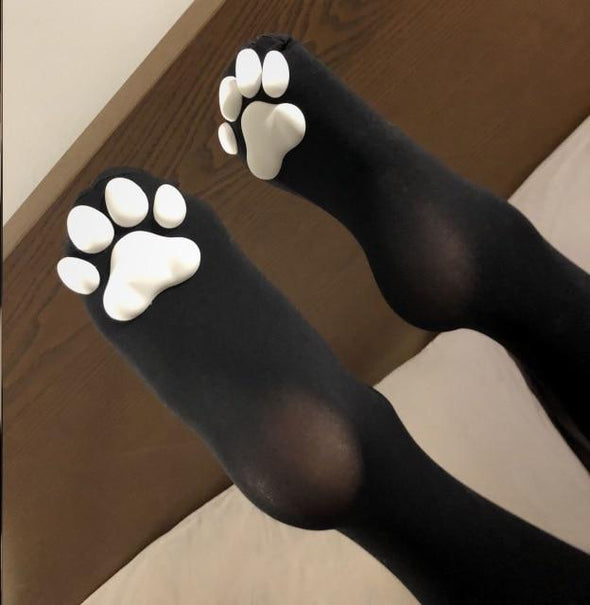 Pawpad Kitten Thigh High Socks (3 Colors) DDLGWorld socks