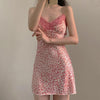 Pink Leopard Print Night Dress DDLGWorld Dress