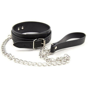 leather bondage collar