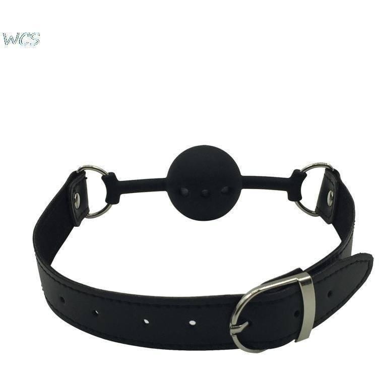 PU Leather Mouth Gag Breathable DDLGWorld gag