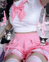 Sailor Bodysuit + Skirt Set (Pink/Black) DDLGWorld onesie
