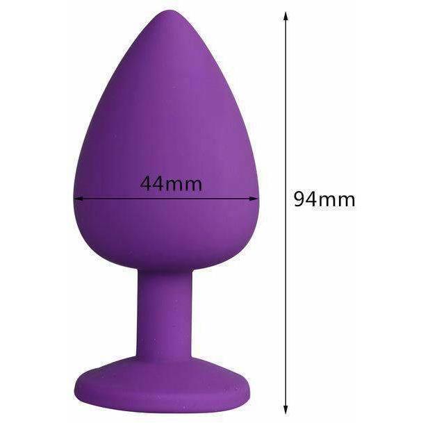 Silicone Small/Medium/Large Buttplugs DDLGWorld buttplug