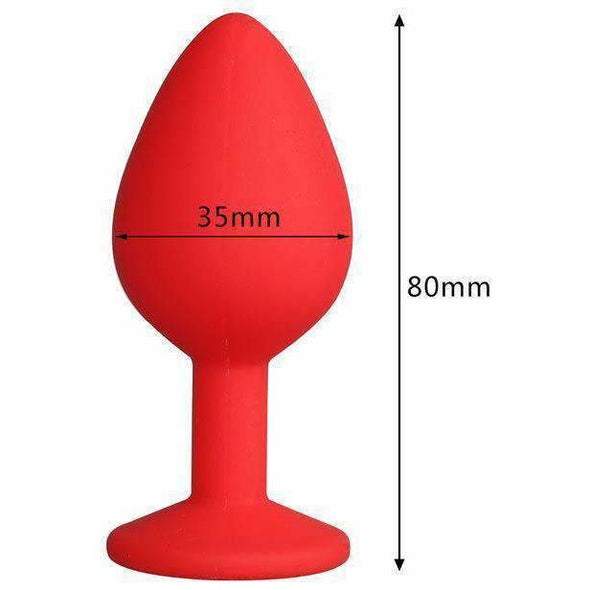 Silicone Small/Medium/Large Buttplugs DDLGWorld buttplug