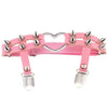 Spiked Heart Garter Belt (5 Colors) DDLGWorld Garter