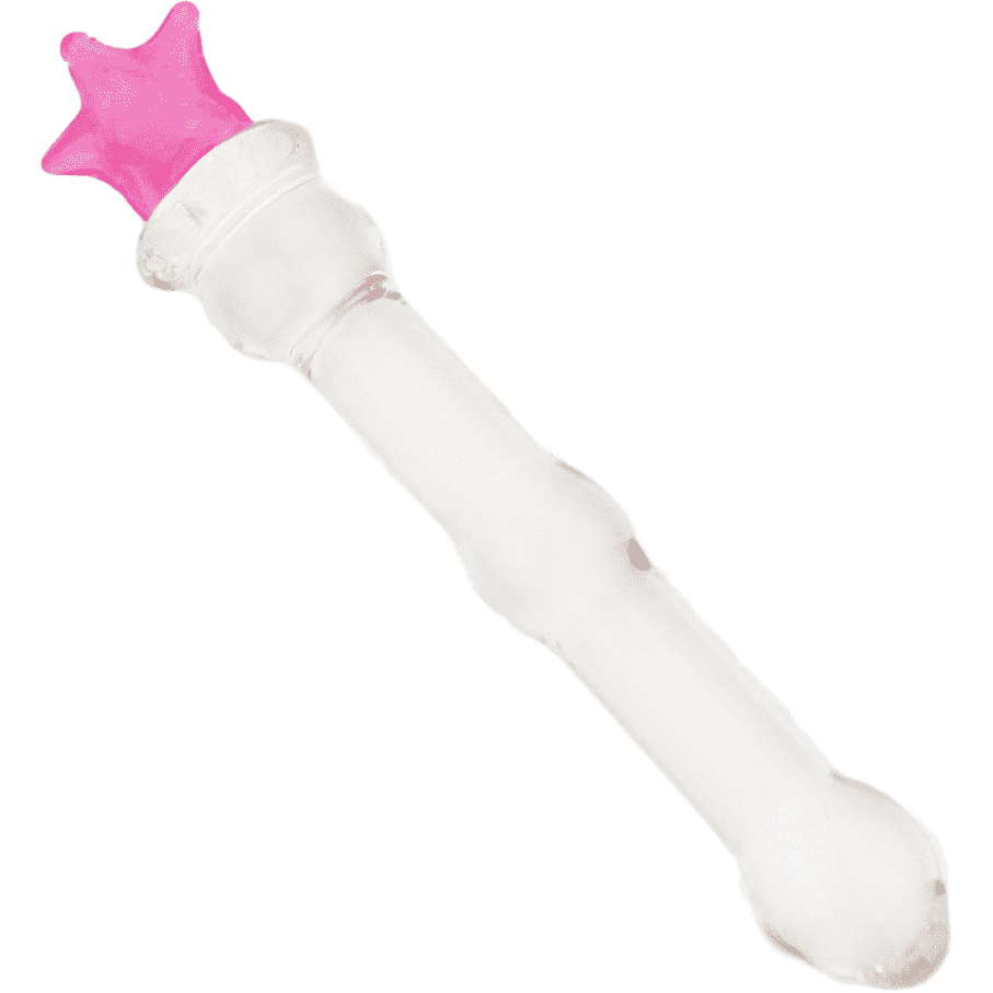 Star Glass Wand / Dildo DDLGWorld glass dildo