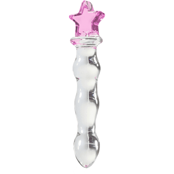 Star Glass Wand / Dildo DDLGWorld glass dildo