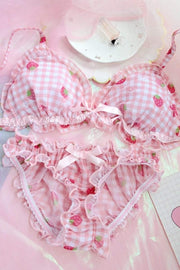 Strawberry Kiss Lingerie Set DDLGWorld Lingerie